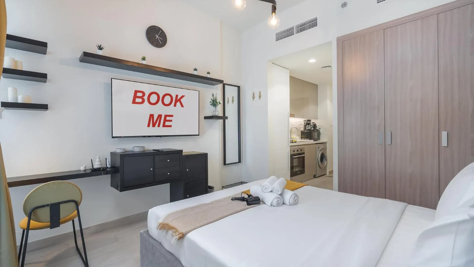 Homey Studio Apartment Perfect For 2 At Azizi Riviera 46 Dubai